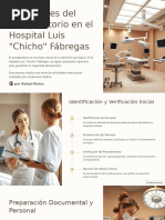 Actividades Del Preoperatorio en El Hospital Luis Chicho Fabregas