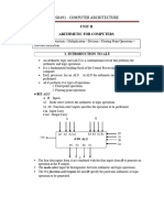 CA - UNIT 2 - NOTES