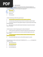 PROJECT MANAGEMENT MOCK CLASS TEST (20)