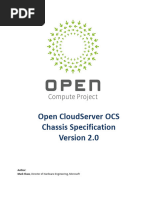 OCS Open CloudServer Chassis v2.0