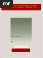 Vietnamese Tone A New Analysis Outstanding Dissertations in Linguistics 1st Edition Pham All Chapters Instant Download