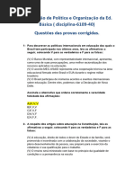 Política e Organização da Educação Básica - Apanhadão 1