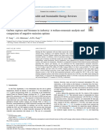 Carbon capture and biomass in industry