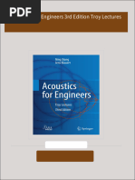 Download Complete Acoustics for Engineers 3rd Edition Troy Lectures PDF for All Chapters