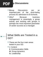 Group Discussions new