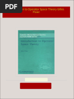 Get Introduction to Operator Space Theory Gilles Pisier PDF ebook with Full Chapters Now