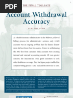 Account Withdrawal Accuracy: The Final Tollgate