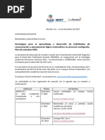 CARTA DE BIENVENIDA - YUCATAN_ESTRATEGIAS PARA EL APRENDIZAJE Y DESARROLLO DE HABILIDADES DE COMUNICACIÓN Y PENSAMIENTO LÓGICO MATEMÁTICO MULTIGRADO