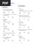 álgebra productos notables