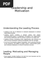 Presentation5 Leadership and Motivation (1)