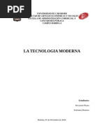 LA TECNOLOGIA MODERNA METODO INVESTIGATIVO