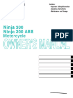 Kawasaki Ninja 300 Owners Manual Eng