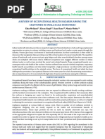 REVIEW OF OCCUPATIONAL HEALTH HAZARDS AMONG THE CRAFTSMEN IN SMALL SCALE INDUSTRIES