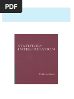 Instant Download Statutory Interpretation 2nd Edition Ruth Sullivan PDF All Chapters