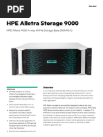 HPE Alletra 9000 4-way NVMe Storage Base data sheet-PSN1013540072DKEN