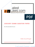 Maharashtra Higher Judicial Service Mains Exam2013