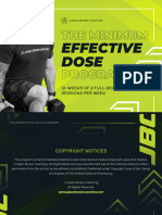 Jason Brown Coaching- The Minimum Effective Dose Program