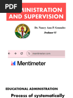 ADMINISTRATION-SUPERVISION