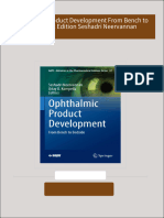 Full download Ophthalmic Product Development From Bench to Bedside 1st Edition Seshadri Neervannan pdf docx