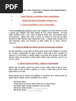 Una Gui a Detallada Para Conducir La Terapia Para PERDONARSE a UNO MISMO