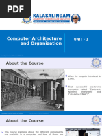 Unit 1-Basic Structure of Computers