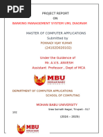 VIJAYS'S BANKING MANAGEMENT SYSTEM UML DIAGRAM . PROJECT