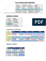 HORARIO AGOSTO-AJEDREZ