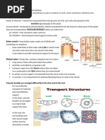 8.0 Transport in Plants
