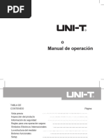 Manual de Operacion UT371-UT372