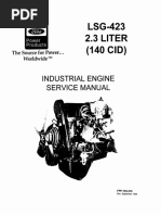 194-216 Ford LSG423 2.3L Industrial Engine Service Manual Sep1998