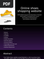 Online Shoes Shopping Website