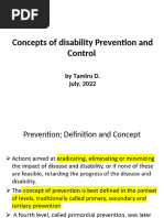 Disability Prevention Levels (1)