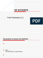 PARTNERSHIP ACCOUNTS _Revaluation and Dissolution