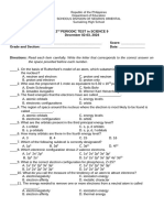 Periodic Test_Science 9_Q2