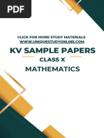 Sample Paper Class x Mathematics (2)