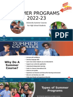 Gec 23 Summer Courses