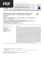 Evaluation and prediction of transportation resilience under extreme weather events A diffusion graph convolutional approach