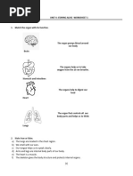 CAMBRIDGE PRIMARY SCIENCE 3_Unit4 Staying Alive_ 4.1 Human Body WORKSHEET