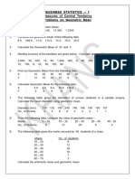 Problems on Geometric Mean