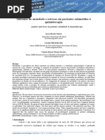 Sintomas de ansiedade e estresse em pacientes submetidos à quimioterapia