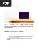 INDIA _ Group IT PC Configuration Guide