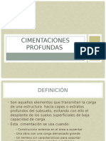 CIMENTACIONES PROFUNDAS