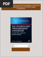 Where can buy The Technology Procurement Handbook: A Practical Guide to Digital Buying 1st Edition Sergii Dovgalenko ebook with cheap price