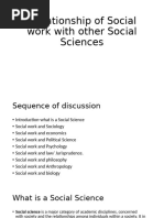 Relationship of Social work with other Social-1