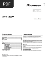 Mvh s109ui Owner Manual