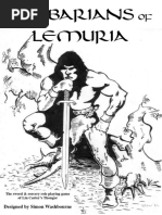 Barbarians of Lemuria Rulebook (Draft)