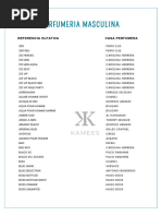 Lista de Fragancias - 2024 