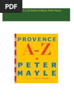 Full download Provence A Z 1St Edition Edition Peter Mayle pdf docx