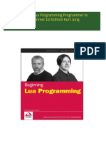 Get Beginning Lua Programming Programmer to Programmer 1st Edition Kurt Jung free all chapters