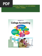 Instant download College Accounting Chapters 1 12 11th Edition Tracie L. Nobles pdf all chapter